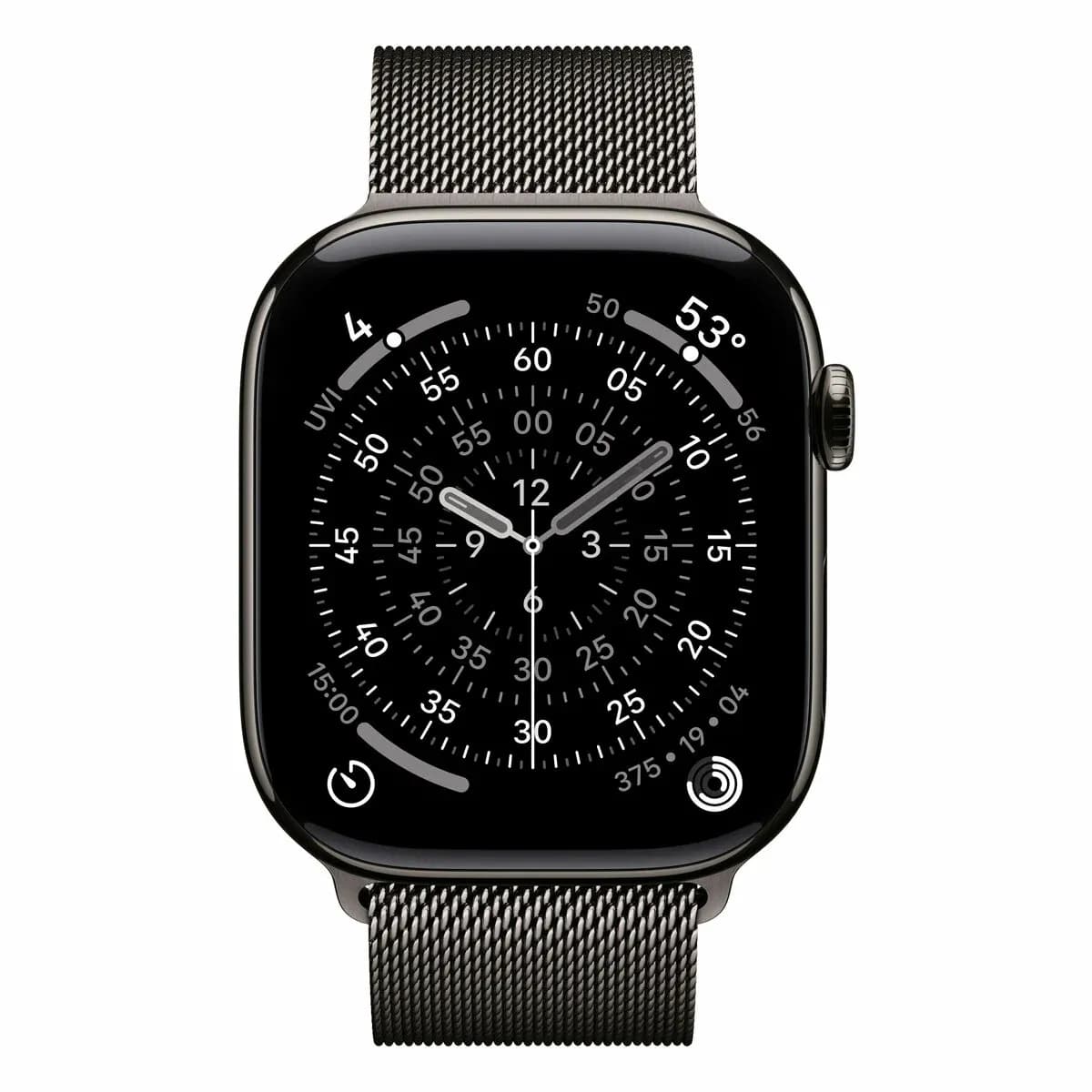 Apple Watch Series 11 Slate Titanium Milanese Loop 46mm