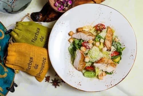 Chicken Caesar salad
