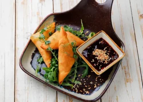 Seafood samosa