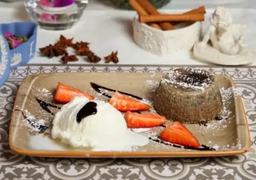 Chocolate volcano