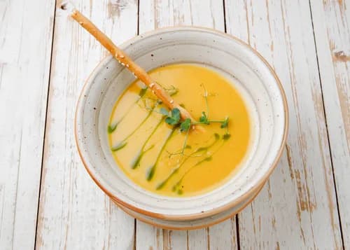 Sweet potato cream soup