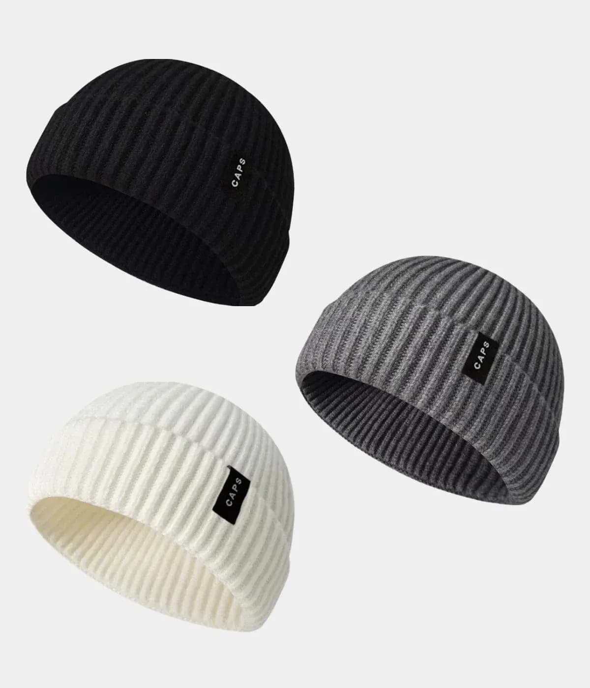 LOGO FISHERMAN BEANIE 3-PACK 2.0.