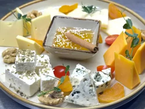 European cheese assortment