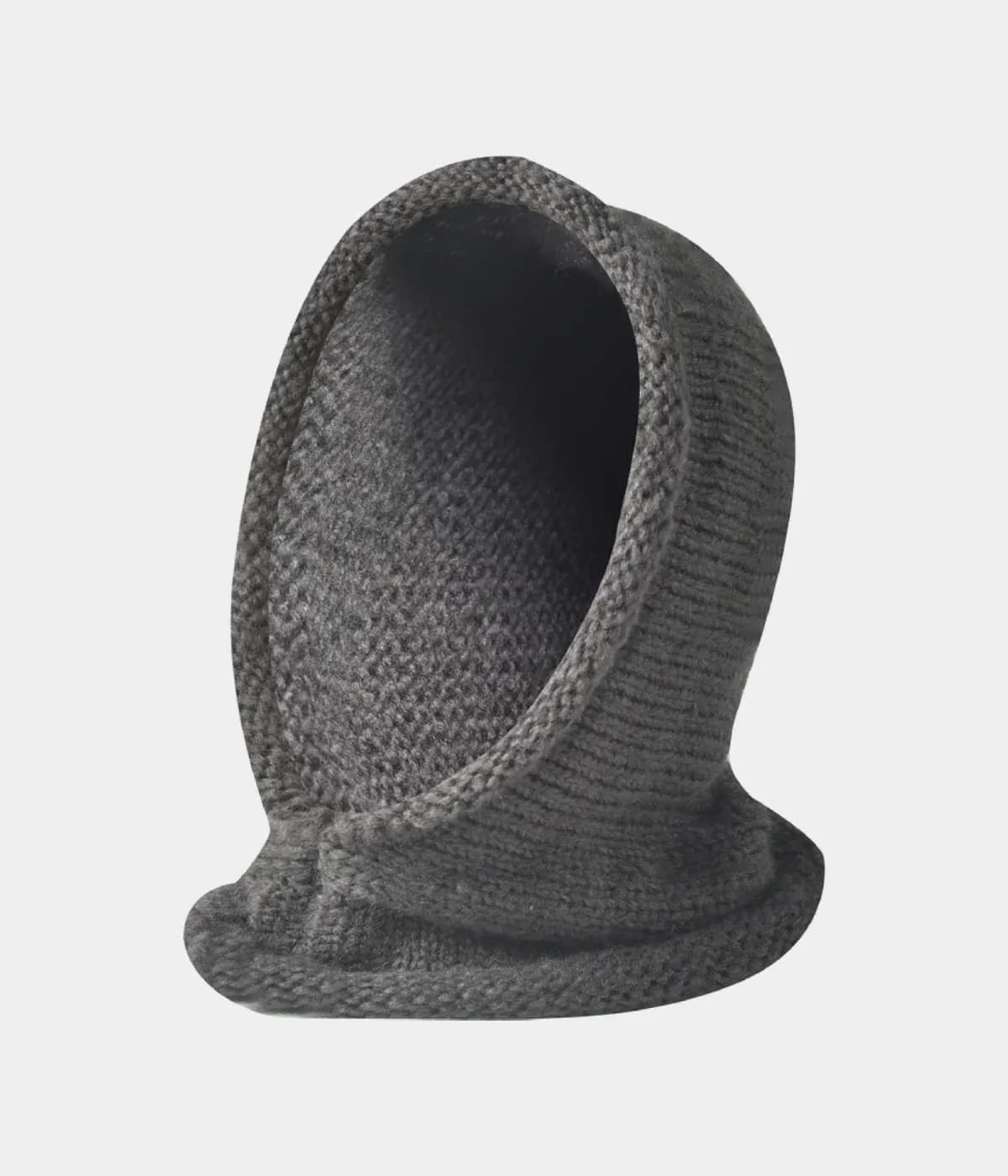 KNIT BALACLAVA HOOD.
