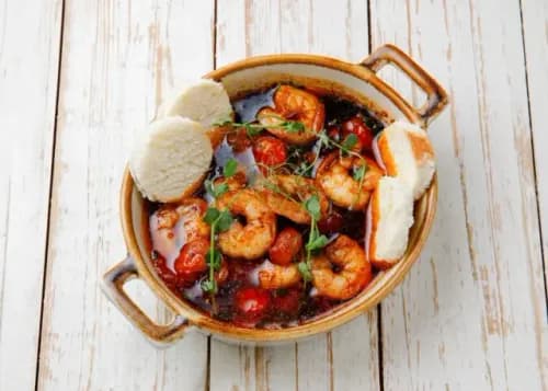 Spanish-style shrimp